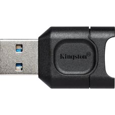 Kingston MobileLite Plus - Muistikortinlukija - USB 3.2 Gen 1 - SD/SDHC/SDXC - Musta