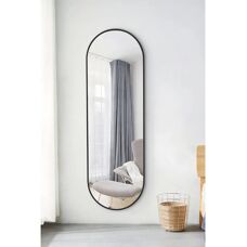 Livingandhome - Oval - Black - Full Length - Mirror