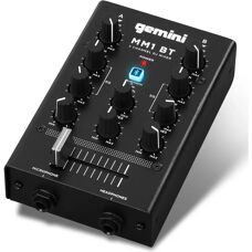 Mixeur DJ portable Gemini MM1BT 2 canaux Bluetooth - Publicité