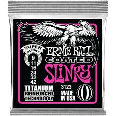 Ernie Ball Titan-E-Gitarrensaiten - 6er beschichtetes Set