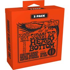 Ernie Ball P03215 elektrisk gitarrestringer - 18 stk - Stål