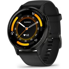 Garmin Venu 3 - Slate/Schwarzes Silikonarmband