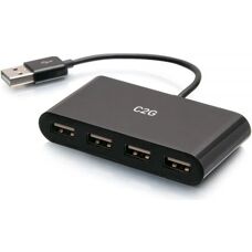 C2G C2G54462 Hub USB - 4 Ports, 480Mbps - Bureau
