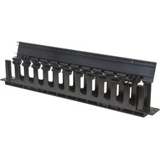 Intellinet 714679 19-Zoll Kabelmanagement-Panel - Schwarz