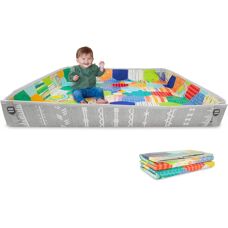 Infantino Baby Play Mat - Foldable Multicolour - 150x150cm