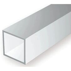 Evergreen Model Square Tubes - 3 pcs 355mm - White Polystyrene