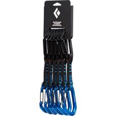 Black Diamond Hotforge Hybrid Quickdraws D-Form Blau - Kletterausrüstung