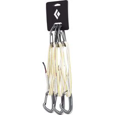 Black Diamond Miniwire Alpine Quickdraw 3PK - Lys Grå - 60 cm - Quickdraws