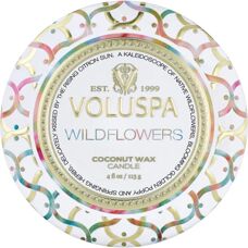 Voluspa 3-væger duftlys - Dekorativ tin - 40t