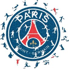 Iconic Puzzles PSG FC Logo Shape Puzzle - 150 pcs - Puzzle