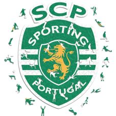 Iconic Puzzles Sporting CP Logo Shape puzzle - Sports