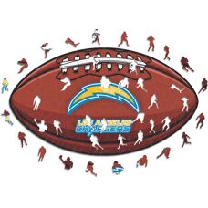 ICONIC Puzzles - LA Chargers NFL - Official - Wooden Puzzle