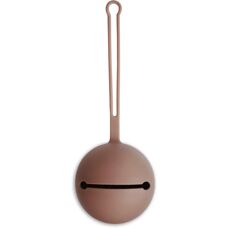 Mushie Futerał na smoczek - Mauve, Cloudy Mauve, Natural - Pokrowiec na smoczek