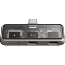 Satechi USB 3.2 Hub Mobile XR 100W - Micro SD Support - Harmaa
