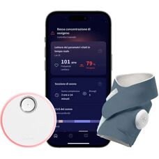 Owlet Dream Sock: Medically certified pulse oximeter for babies - dusty rose