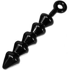 Master Series Perles Anales - 32cm Souple Noir