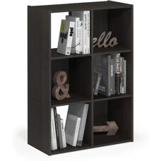 Meuble de Rangement Furinno Pelli Cubic - 3x2, Espresso - Publicité