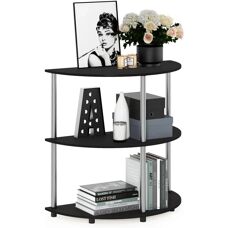 Furinno Turn-N-Tube Black Oak Console Table - Console Table
