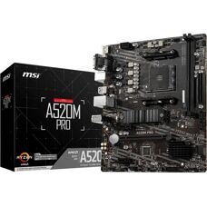 Placa MSI A520M PRO - Socket AM4, DDR4, USB 3.0