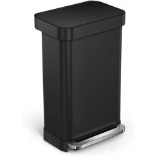 simplehuman CW2092 Rustfrit stål affaldsspand - 45L