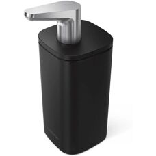 simplehuman Rustfrit stål sæbedispenser - Sort, 295ml