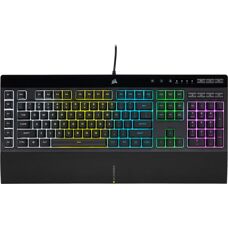 Klawiatura Corsair K55 RGB PRO - QWERTZ Niemiecki - Czarny