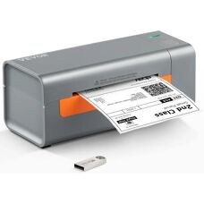 Vevor Imprimante thermique d'étiquettes - Haute résolution pour expédition - 4x6 - Publicité
