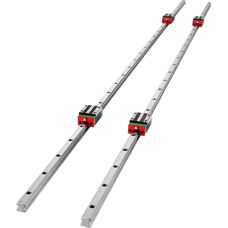 Carril Guía Lineal VEVOR 15-1500mm con 4 bloques de cojinetes