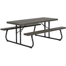 Tavolo Pieghevole Lifetime - Acciaio Plastica 8 Persone