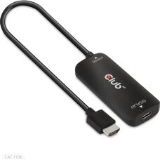 Adapter kabla wideo CLUB3D CAC-1336 - 1m HDMI + USB Czarny