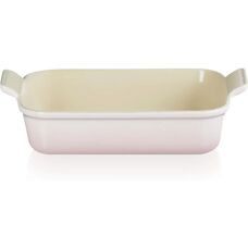 Le Creuset Heritage Stoneware 26cm Deep Rectangular Dish - Pink