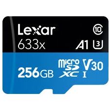 Lexar 633x 256 GB MicroSDXC UHS-I Classe 10 - Scheda di memoria