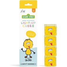 glo Big Bird Light-Up Cubes - Świecące klocki do kąpieli 3+