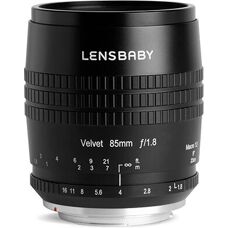 Objectif Lensbaby Velvet 85 F/1,8 Macro Portrait - Publicité