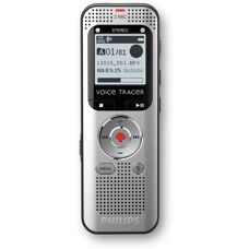 Philips DVT2015 Diktiergerät - 8GB, Silber, Hochwertiger Sound