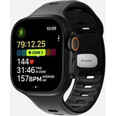 Λουράκι σε σιλικόνη Nomad για Apple Watch Μαύρο