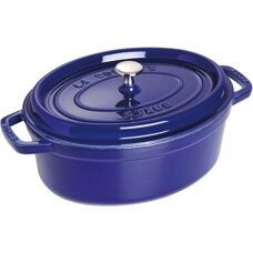 Panela de ferro fundido esmaltado Staub - 4,25L, Azul, 29cm