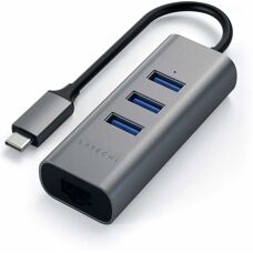 Satechi ST-TC2N1USB31AM - Laptop Dock - Grey - USB 3.2 Gen 1