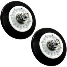 Hqrp Drum Support Roller - Compatible with LG 4581el2002a/c - 2/4 Pack
