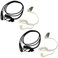 Ensemble Hqrp - 2 pièces Boucle d'oreille externe Sans fil pour radios Cobra - Publicité