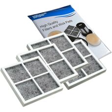 Hqrp 4-Pack Fresh Air Filter - Refrigerator Filter for LG LFX LMX Ls Series