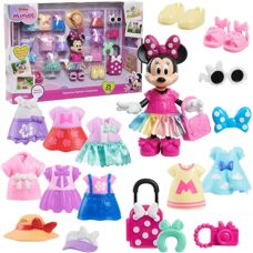 Disney Minnie Mouse Doll Set - Pink - 15cm - 25 Accessories