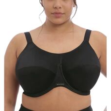 Elomi Energise Soutien-Gorge de Sport Haute Performance - Noir - Taille: 40D
