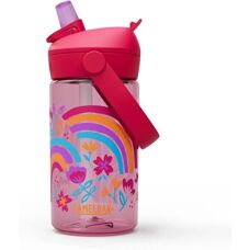 CamelBak Rosa Barnas vannflaske med sugerør - Barnevannflaske - Holdbar, lekkasjefri, 410ml