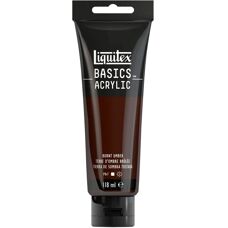 Liquitex Basics Acrylfarbe - Burnt Umber 118ml - Acrylfarbe
