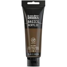 Liquitex Basics Acrylic Colour - Raw Umber - Acrylic Paint