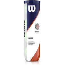 Bile de tenis Wilson Roland Garros - Set de 4 - Galben