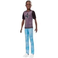 Mattel Barbie: Bambola Fashionistas con T-Shirt e Jeans