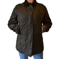 Barbour Classic Beadnell Waksjakke - Olive - Kvinne