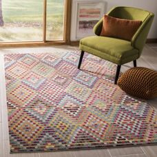 Tapis Boho-Chic multicolore beige Safavieh - Tapis - Publicité